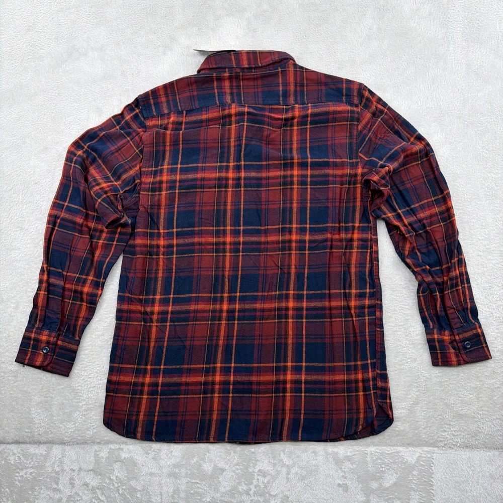 Levi's Men's Small Albemarle Long Sleeve Flannel Shirt Night Sky Soft Western - Picture 2 of 10